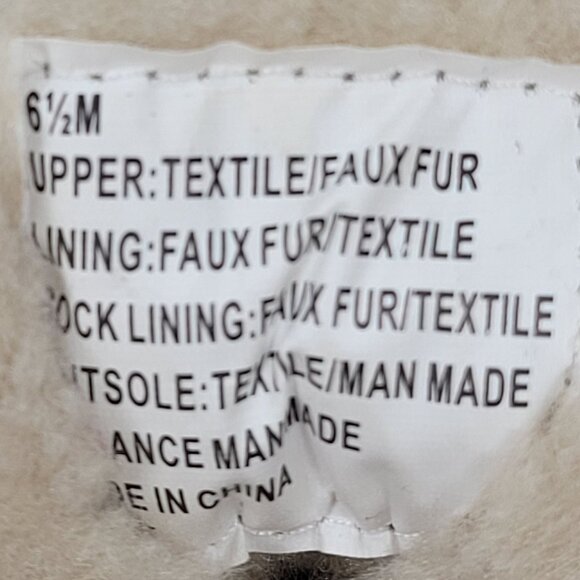 Cliffs By White Mountain Women's Brown Lace up Faux Fur Boots US Size 6.5M - Picture 8 of 8